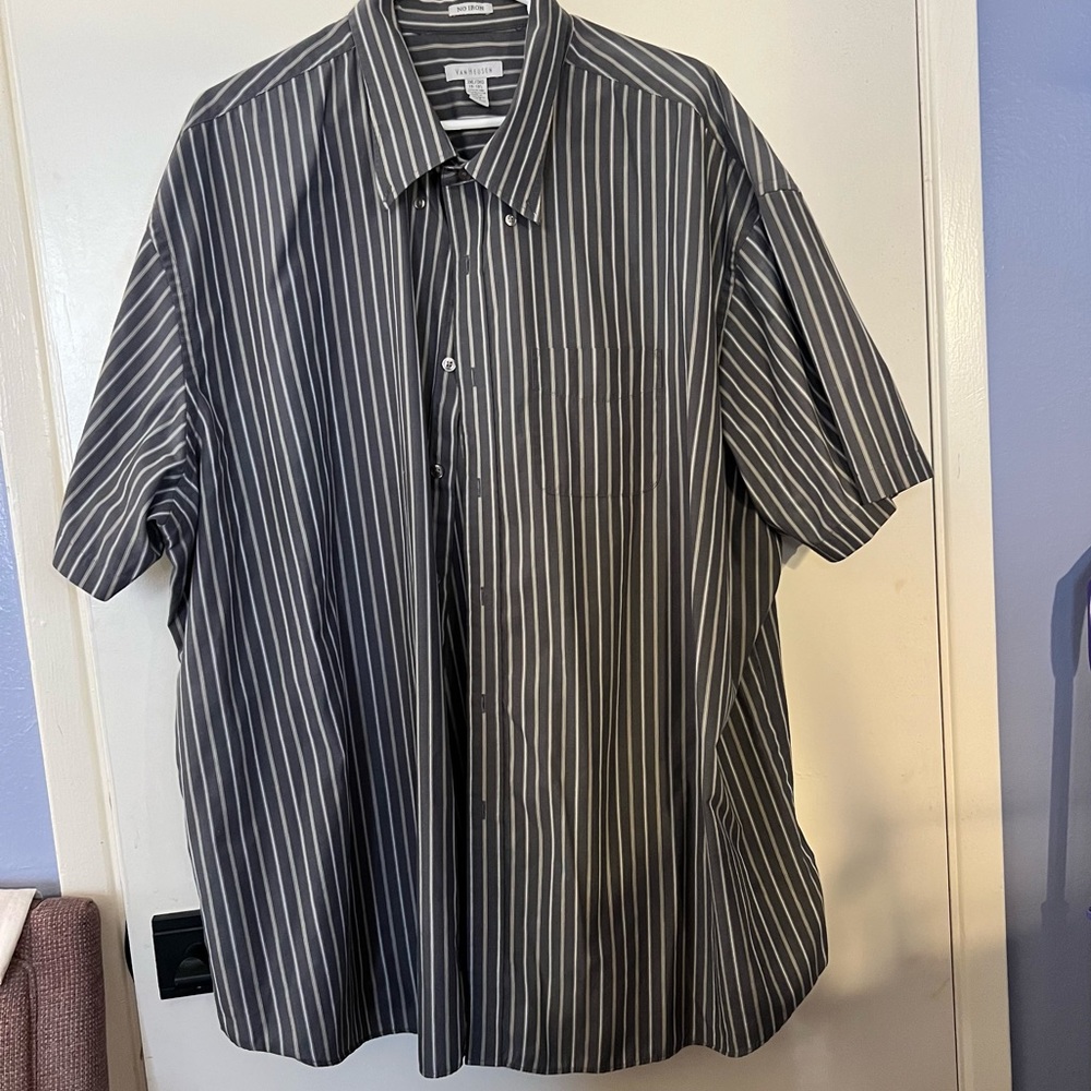 Men’s 3x button down shirt sleeve shirt Van Heusen